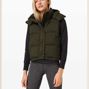 Lululemon Wonder puff Crop Vest *like new